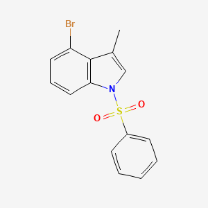 4-Bromo-3-methyl-1-(phenylsulfonyl)-1H-indole