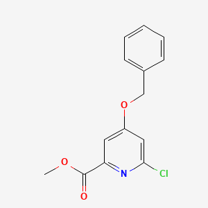 Methyl 4-(benzyloxy)-6-chloropyridine-2-carboxylate