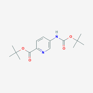 tert-Butyl 5-((tert-butoxycarbonyl)amino)picolinate