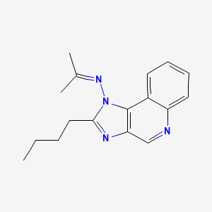 N-(2-Butyl-1H-imidazo[4,5-c]quinolin-1-yl)propan-2-imine