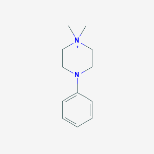 molecular formula C12H19N2+ B086806 二甲基苯基哌嗪 CAS No. 114-28-3