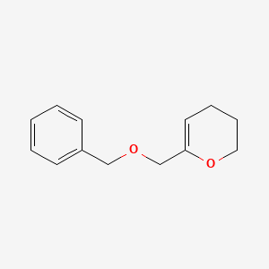 molecular formula C13H16O2 B8680632 6-Benzyloxymethyl-3,4-dihydro-2H-pyran CAS No. 89429-82-3