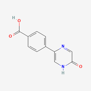 4-(5-Hydroxypyrazin-2-yl)benzoic acid