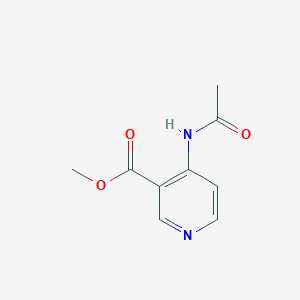 molecular formula C9H10N2O3 B8680669 Methyl 4-(acetylamino)pyridine-3-carboxylate 