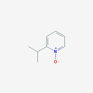 molecular formula C8H11NO B8680757 Pyridine, 2-(1-methylethyl)-, 1-oxide CAS No. 65257-53-6