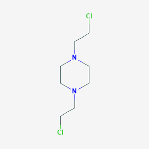molecular formula C8H16Cl2N2 B086810 1,4-双(2-氯乙基)哌嗪 CAS No. 1009-85-4