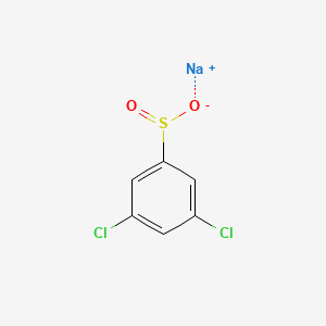 molecular formula C6H3Cl2NaO2S B8681021 Sodium 3,5-dichlorobenzenesulfinate 