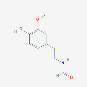 molecular formula C10H13NO3 B8681042 N-[2-(4-hydroxy-3-methoxyphenyl)ethyl]formamide CAS No. 282721-32-8