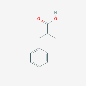 molecular formula C10H12O2 B086812 2-Methyl-3-phenylpropanoic acid CAS No. 1009-67-2
