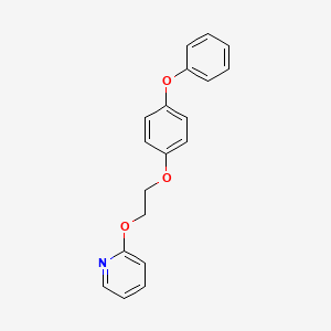 2-[2-(4-Phenoxyphenoxy)ethoxy]pyridine