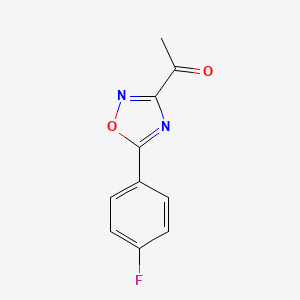 1-(5-(4-Fluorophenyl)-1,2,4-oxadiazol-3-yl)ethanone