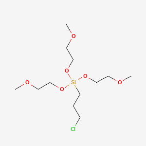 6-(3-Chloropropyl)-6-(2-methoxyethoxy)-2,5,7,10-tetraoxa-6-silaundecane