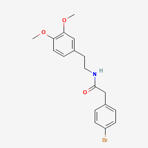 2-(4-bromo-phenyl)-N-[2-(3,4-dimethoxy-phenyl)-ethyl]-acetamide