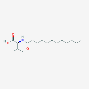 B086817 N-(1-Oxododecyl)-L-valine CAS No. 14379-28-3
