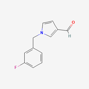 1-(3-fluoro-benzyl)-1H-pyrrole-3-carbaldehyde