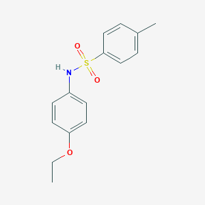 molecular formula C15H17NO3S B086818 N-(4-Ethoxyphenyl)-4-methylbenzenesulfonamide CAS No. 1153-47-5