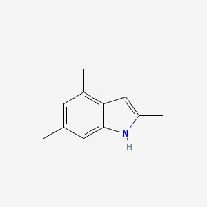 molecular formula C11H13N B8681893 2,4,6-Trimethylindole 