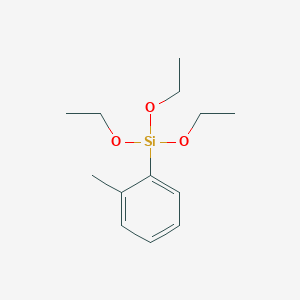 molecular formula C13H22O3Si B8682127 triethoxy(o-tolyl)silane CAS No. 18412-55-0