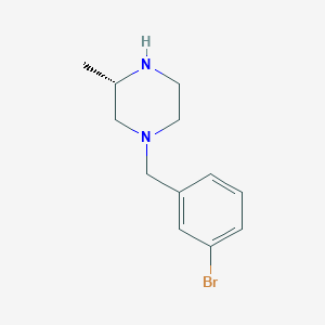 (3S)-1-[(3-Bromophenyl)methyl]-3-methylpiperazine