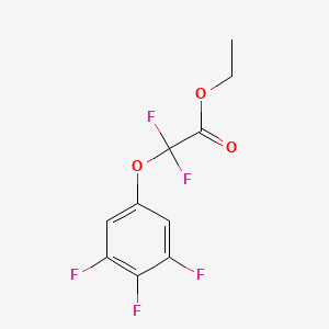 molecular formula C10H7F5O3 B8682272 Ethyl 2,2-difluoro-2-(3,4,5-trifluorophenoxy)acetate CAS No. 798555-97-2