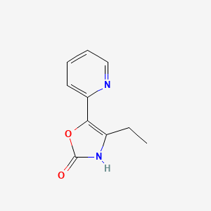 4-Ethyl-5-(pyridin-2-yl)-1,3-oxazol-2(3H)-one
