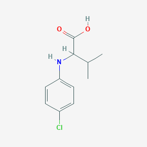 2-(4-Chlorophenylamino)-3-methylbutanoic acid