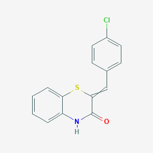 2-(4-Chlorophenylmethylidene)-2H-1,4-benzothiazine-3(4H)-one