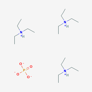molecular formula C18H48N3O4P B8682326 Triethylammonium dihydrogen phosphate(1:1) 