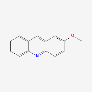 molecular formula C14H11NO B8682390 Acridine, 2-methoxy- CAS No. 3295-60-1
