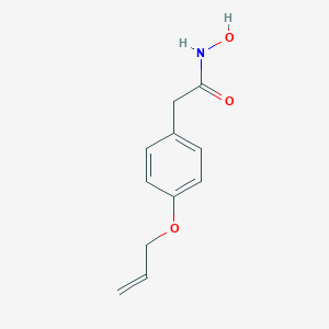 molecular formula C11H13NO3 B086824 N-hydroxy-2-(4-prop-2-enoxyphenyl)acetamide CAS No. 14794-61-7