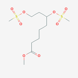 (+/-)-Methyl 6,8-bis(methylsulfonyloxy)octanoate