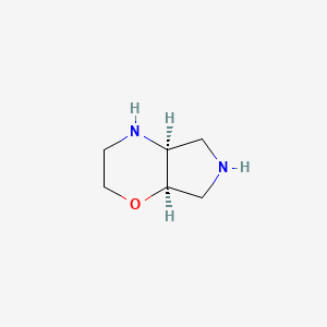 molecular formula C6H12N2O B8682404 Rel-(4aS,7aR)-octahydropyrrolo[3,4-b][1,4]oxazine 