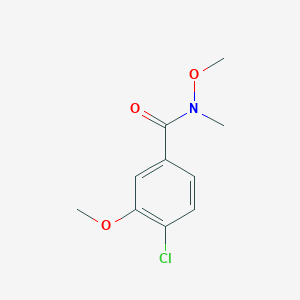 4-Chloro-3,N-dimethoxy-N-methyl-benzamide