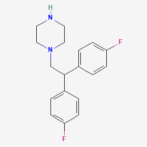 1-[2,2-Bis(4-fluorophenyl)ethyl]piperazine