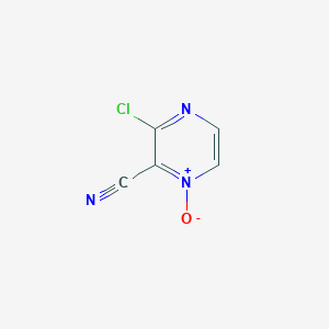 3-Chloro-2-cyanopyrazine 1-oxide