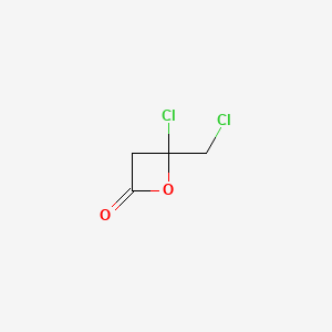 4-Chloro-4-(chloromethyl)oxetan-2-one