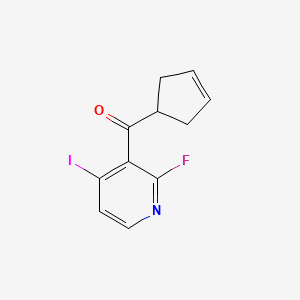 Cyclopent-3-enyl-(2-fluoro-4-iodo-pyridin-3-yl)-methanone