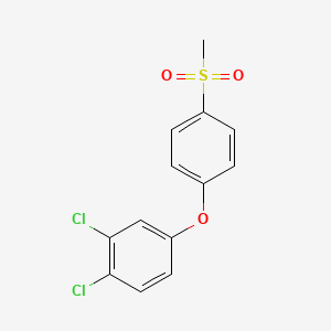 Benzene, 1,2-dichloro-4-(4-(methylsulfonyl)phenoxy)-