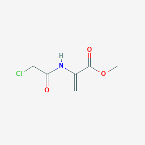 molecular formula C6H8ClNO3 B8682557 Methyl 2-(2-chloroacetamido)prop-2-enoate CAS No. 116284-34-5
