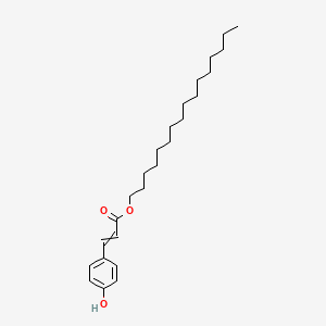 Hexadecyl 3-(4-hydroxyphenyl)prop-2-enoate
