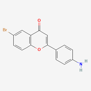 molecular formula C15H10BrNO2 B8682613 6-Bromo-4'-aminoflavone CAS No. 871101-25-6