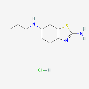molecular formula C10H18ClN3S B8682674 (R)-Pramipexole (dihydrochloride);R-(+)-Pramipexole (dihydrochloride);KNS-760704 (dihydrochloride) 