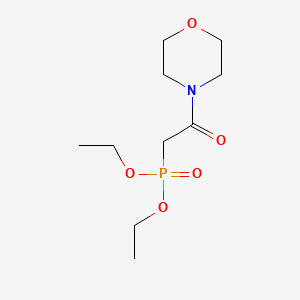 molecular formula C10H20NO5P B8682688 Phosphonic acid, [2-(4-morpholinyl)-2-oxoethyl]-, diethyl ester 