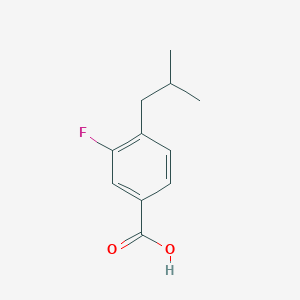 molecular formula C11H13FO2 B8682699 3-Fluoro-4-isobutylbenzoic acid 
