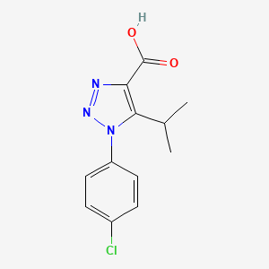 1-(4-Chlorophenyl)-5-isopropyl-triazole-4-carboxylic acid