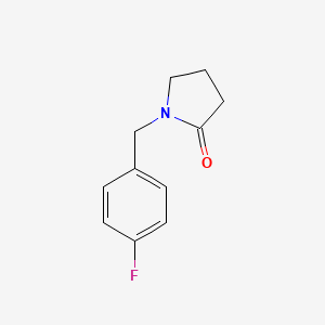 2-Pyrrolidinone, 1-((4-fluorophenyl)methyl)-