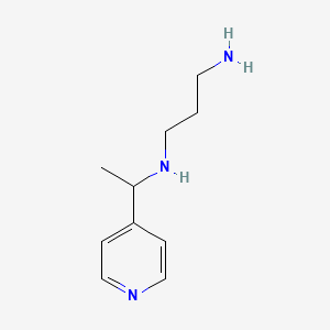 N~1~-[1-(Pyridin-4-yl)ethyl]propane-1,3-diamine