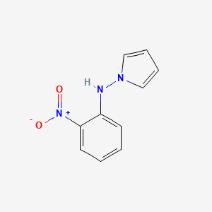 molecular formula C10H9N3O2 B8682817 N-(2-Nitrophenyl)-1H-pyrrol-1-amine CAS No. 79700-48-4