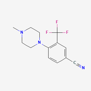 4-(4-Methylpiperazin-1-yl)-3-(trifluoromethyl)benzonitrile