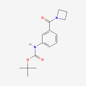tert-butyl N-[3-(azetidine-1-carbonyl)phenyl]carbamate